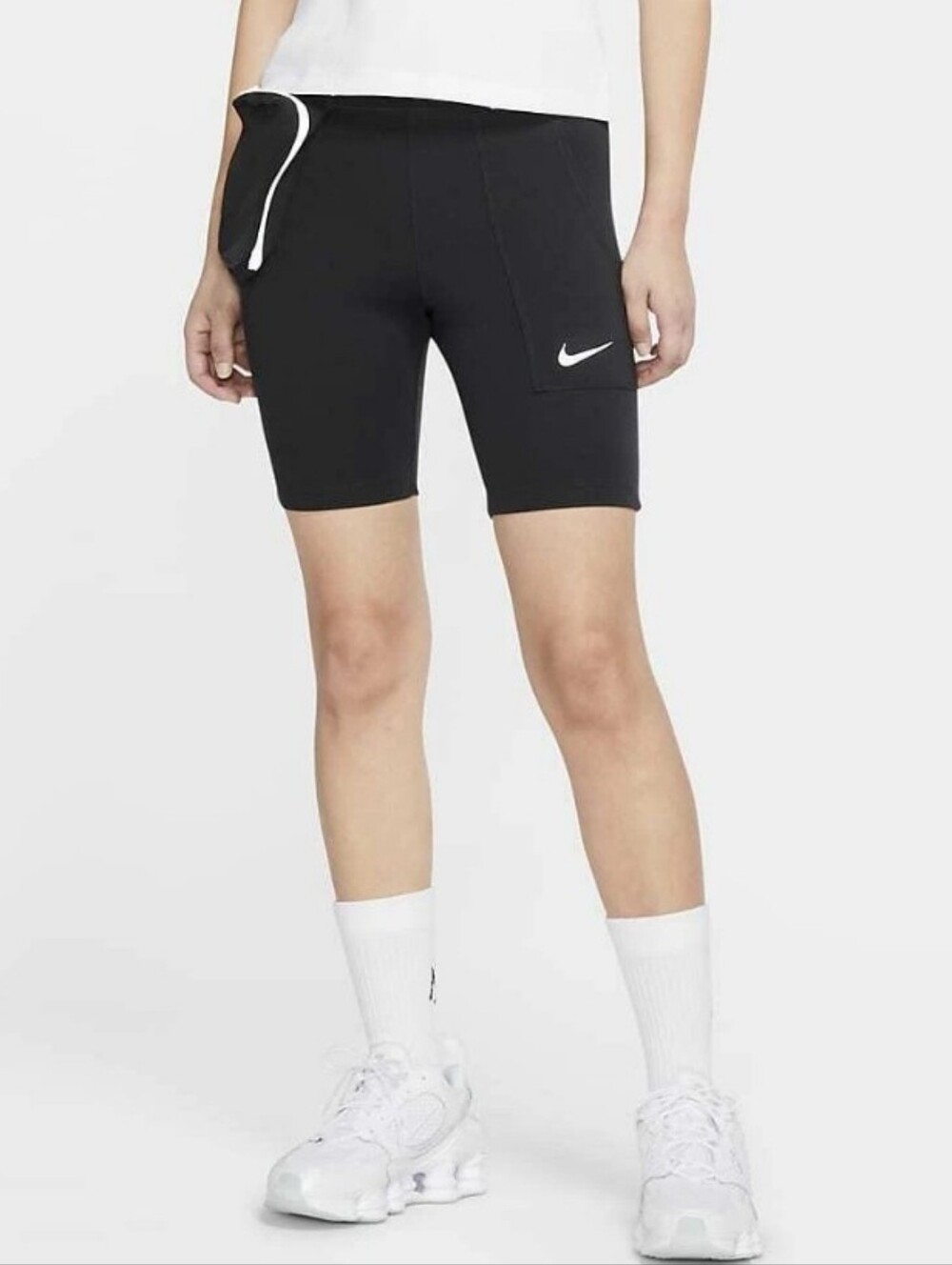 Nike Tech Pack Black Bike Shorts - Zip Pocket - Medium